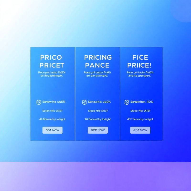 Apstraktna kompozicija tri indigo panela koja predstavljaju tri plana